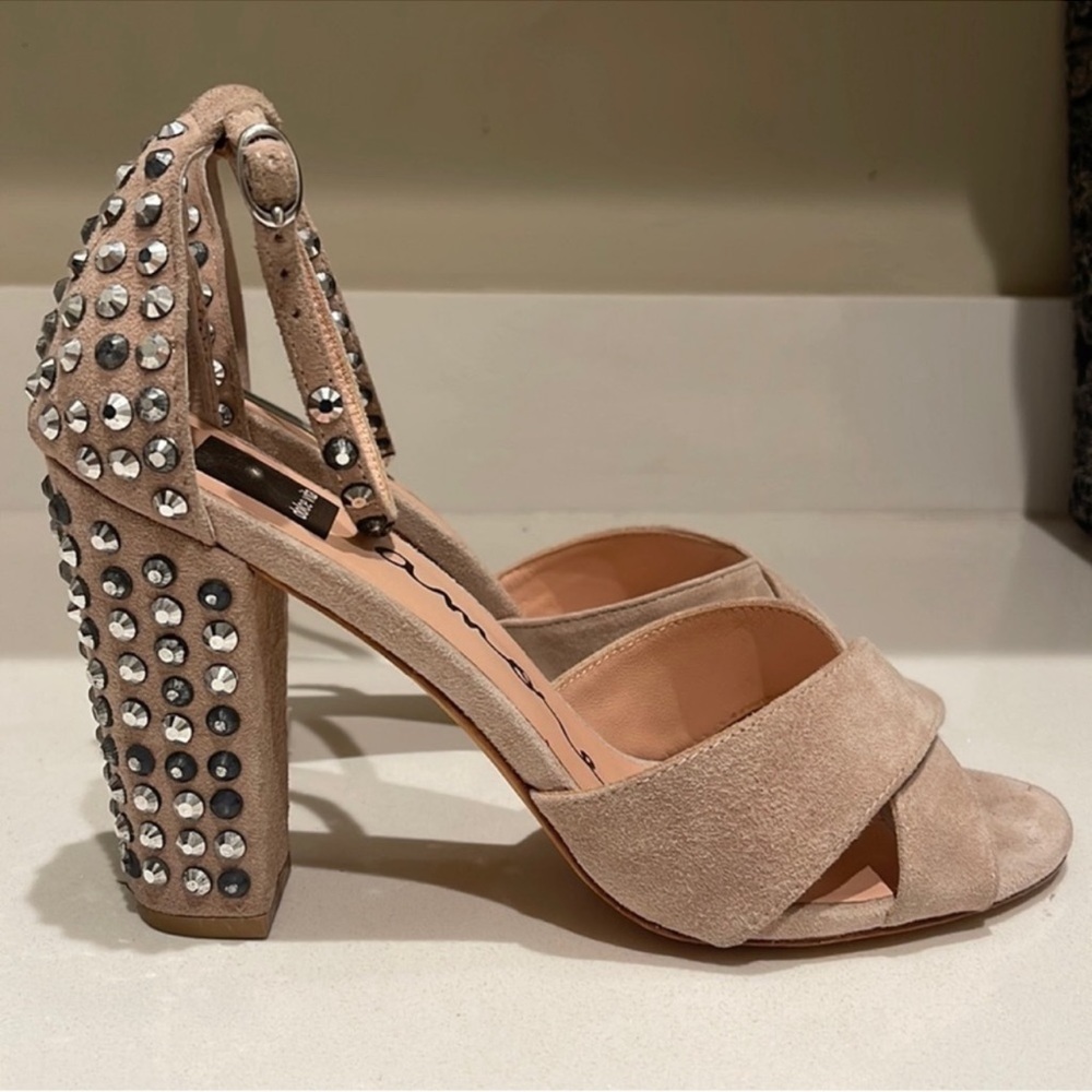 Dolce Vita Amore suede studded heels s 8.5